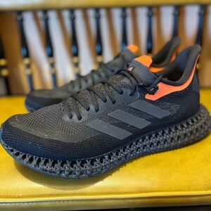 adidas 4DFWD 2 Black and Orange Athletic Shoes
